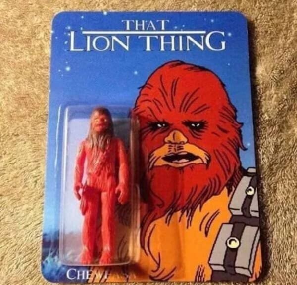 that lion thing action figure funny picture